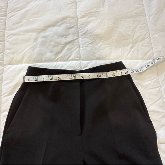 Zara Black Cropped Culottes Women’s Medium Wide Leg Dress Pants Like New - Picture 5 of 14